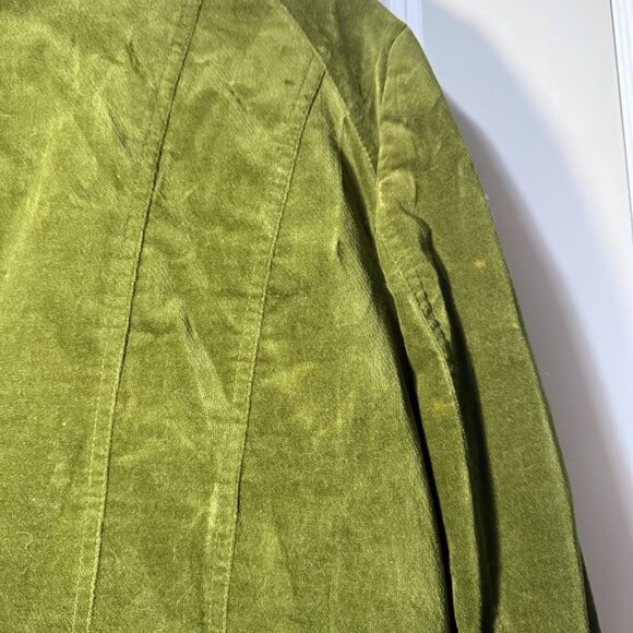 Pierre Cardin Vintage Green Velvet Blazer – Size M/L | Excellent Condition - Picture 3 of 5